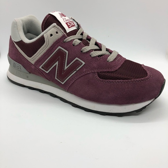 burgundy 574 new balance womens